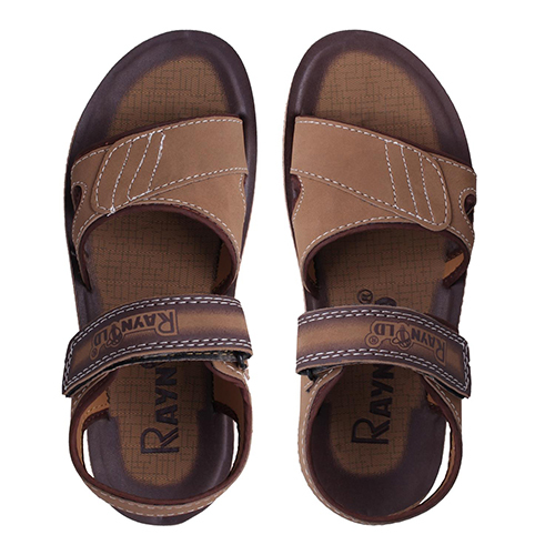 1952BROWN Gents PU Slippers