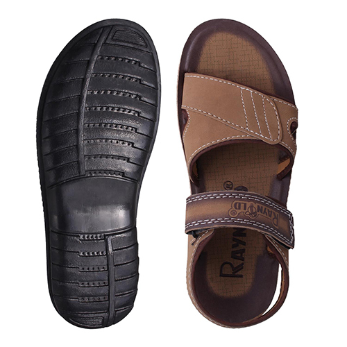 1952BROWN Gents PU Slippers