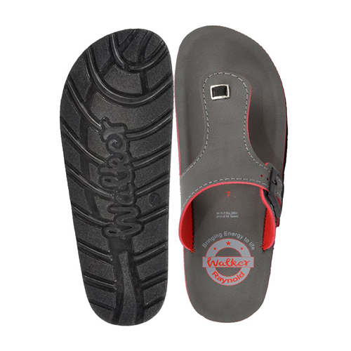 WK-03GRY Gents PU Slippers