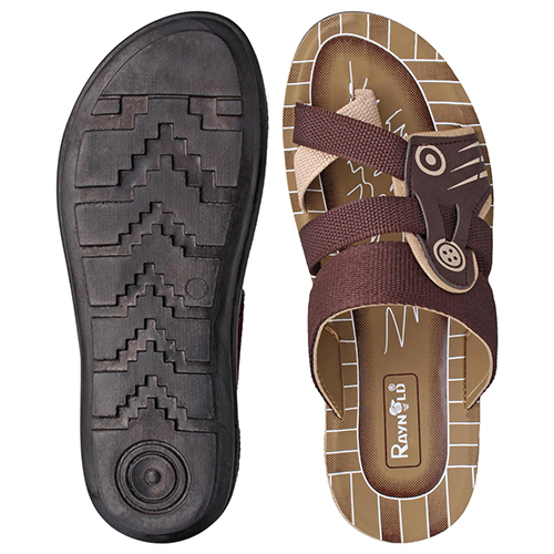 BR-142BR Gents PU Slippers