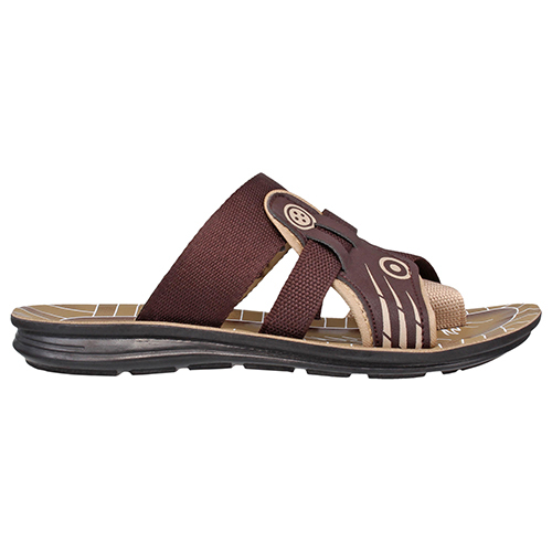 BR-142BR Gents PU Slippers