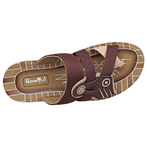 BR-142BR Gents PU Slippers