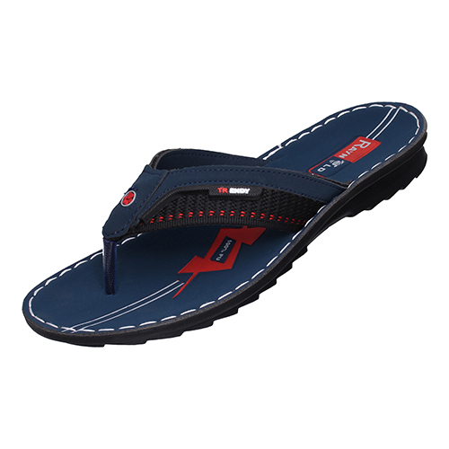 1923BLU Gents PU Slippers