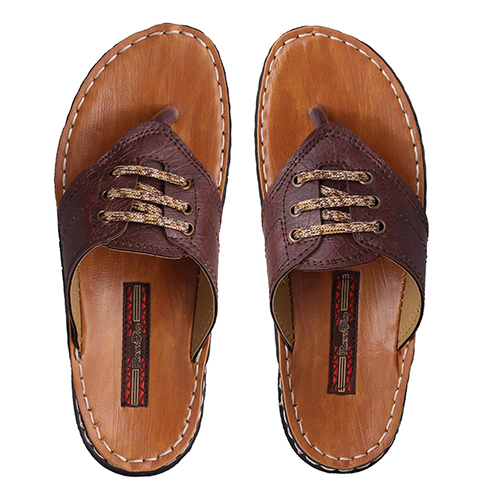 DS28BROWN Gents PU Slippers