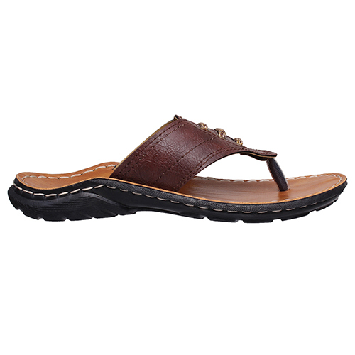DS28BROWN Gents PU Slippers