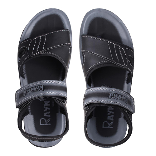 1952BK Gents PU Slippers