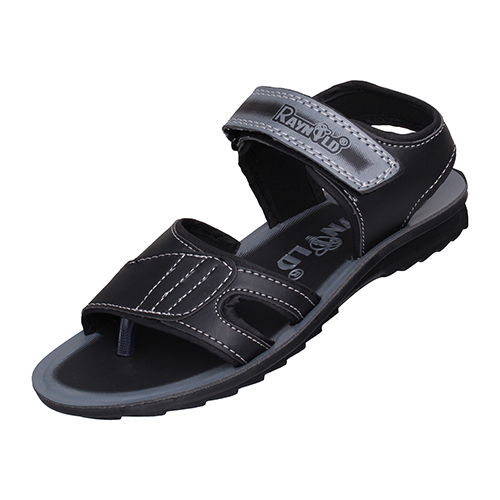 1952BK Gents PU Slippers