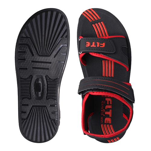 FLT51RED Gents PU Slippers
