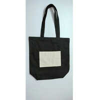 Black Cotton Tote Bag