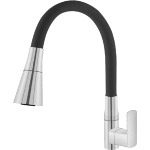 BQ 2833 SWAN NECK WITH FLEXIBLE PIPE - DUAL FLOW