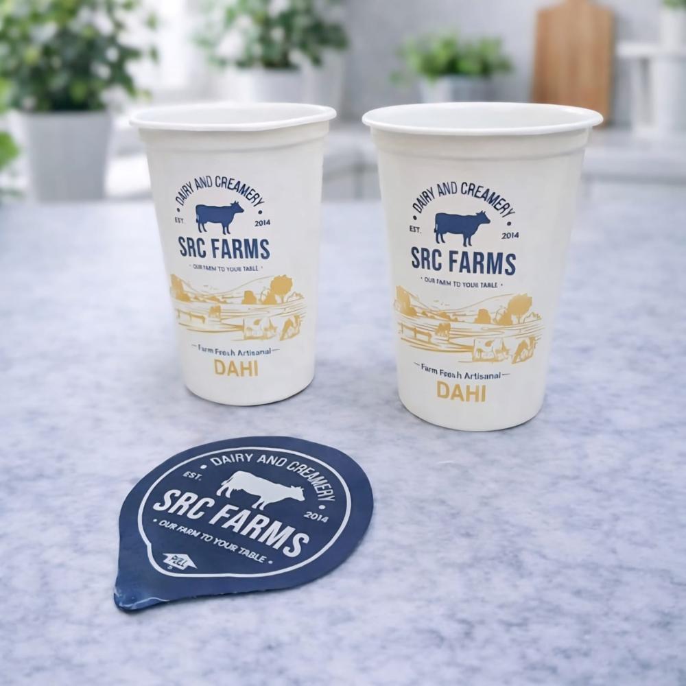 Dahi packaging cup