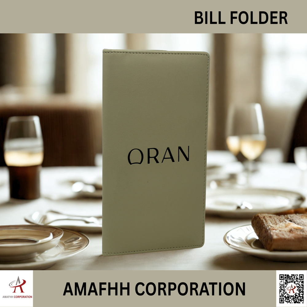 Leathrette Bill Folder - Material: Leatherette
