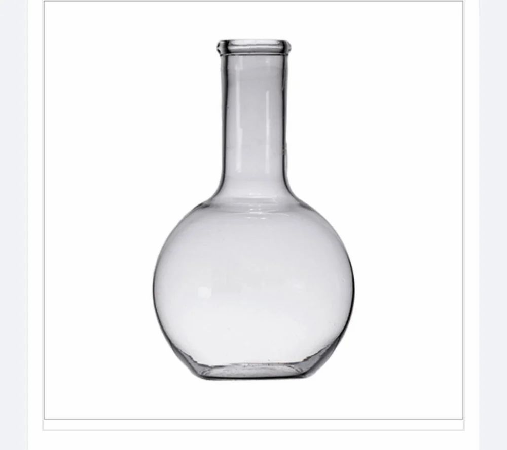 Flat Bottom Borosilicate Glass Flask 10 Ltr.,3000ML