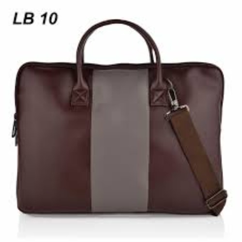 Brown Leather Laptop Sleeve Bag (SS-351)
