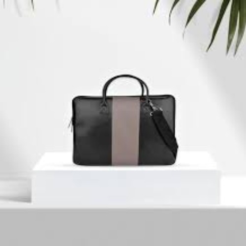 Brown Leather Laptop Sleeve Bag (SS-351)