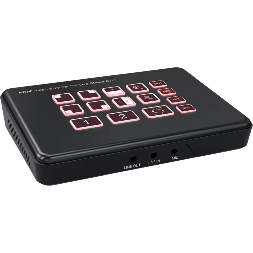 VIDEOCAST 2 Channel V2 Video Switcher with USB and HDMI Loop out