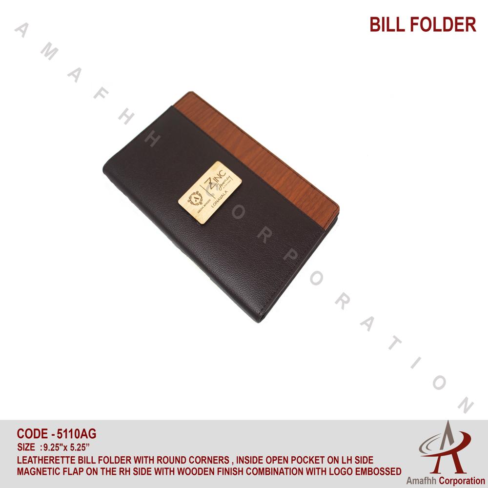 LEATHERETTE BILL FOLDER