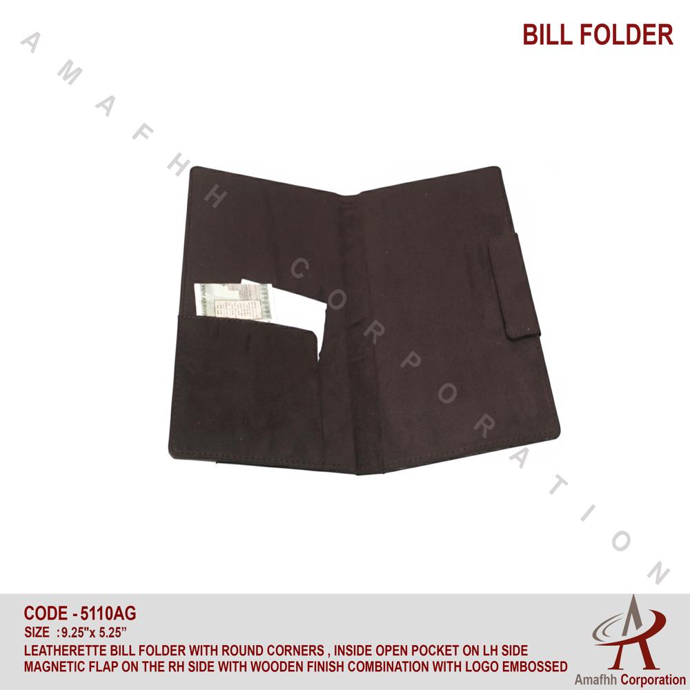 Leatherette Bill Folder - Usage: Hotel