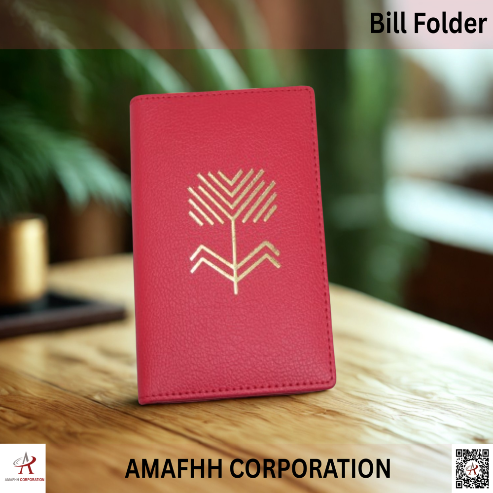 LEATHERETTE BILL FOLDER