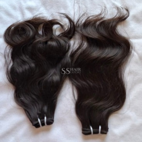 Hair Bundles Human Hair Weaves Sewn In Weft Extensions Indian Unice