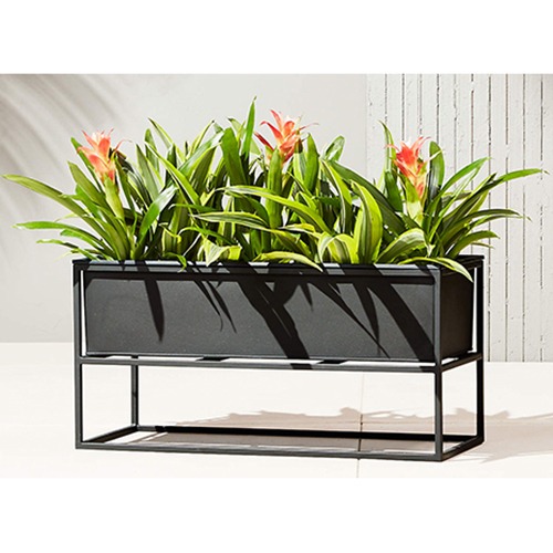 Large Outdoor Planters - Color: Black