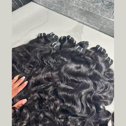 Hair Extensions and Weaves Human Hair Sewn In Weft Bundles