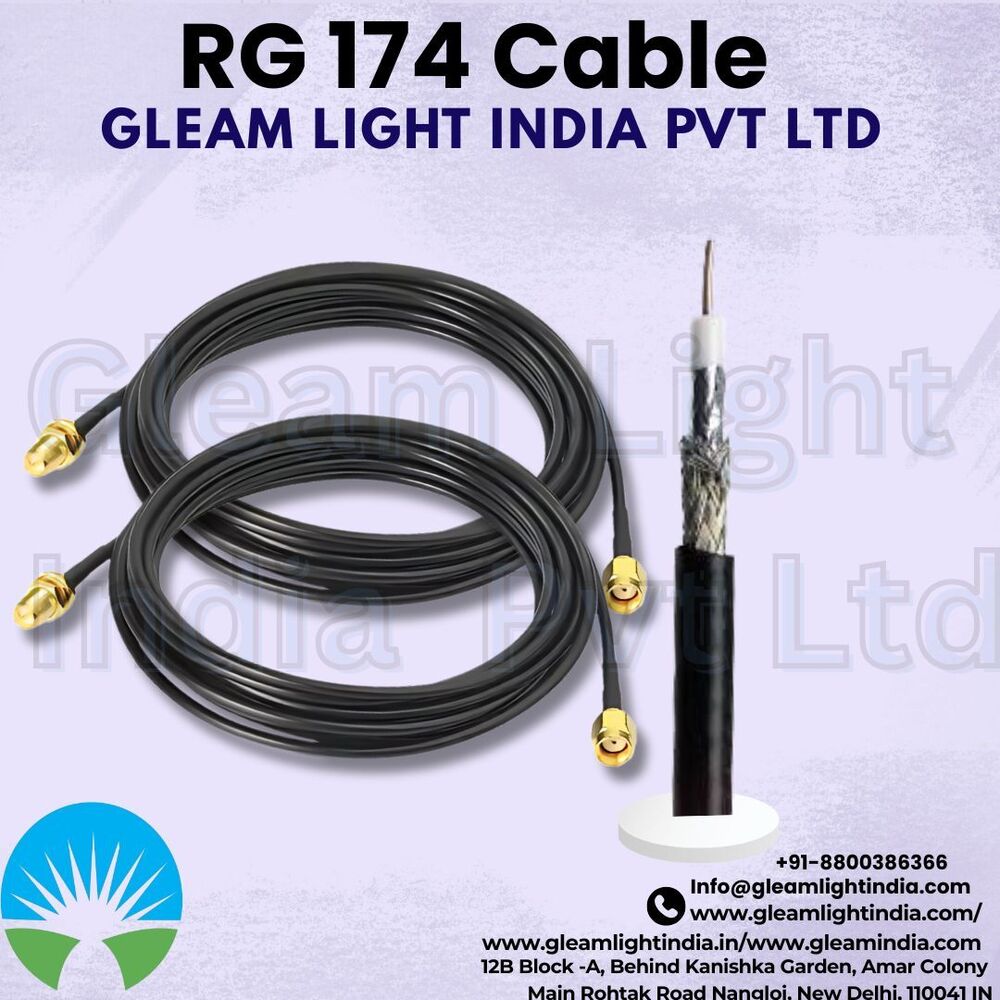 Cable Rg 174 at Best Price in New Delhi, Delhi | Gleam Light India ...