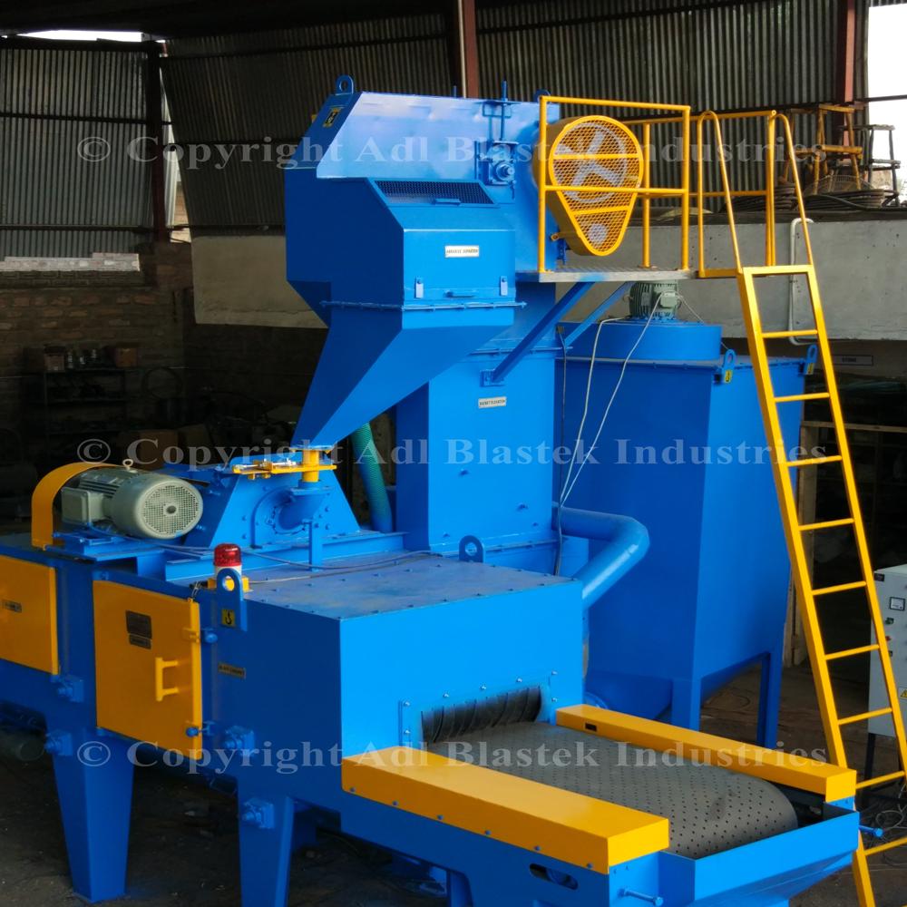 paver block shot blasting machine