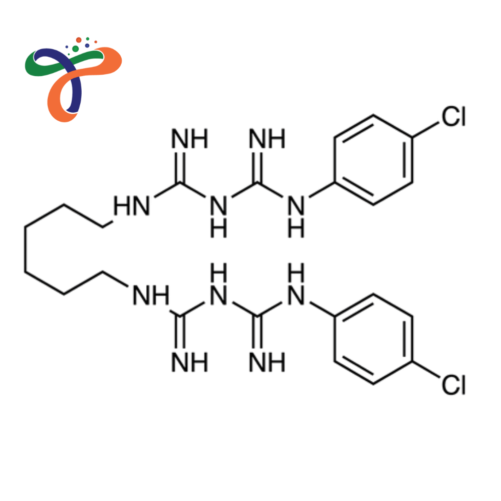 Chlorhexidine (55-56-1) (C22H30Cl2N10)