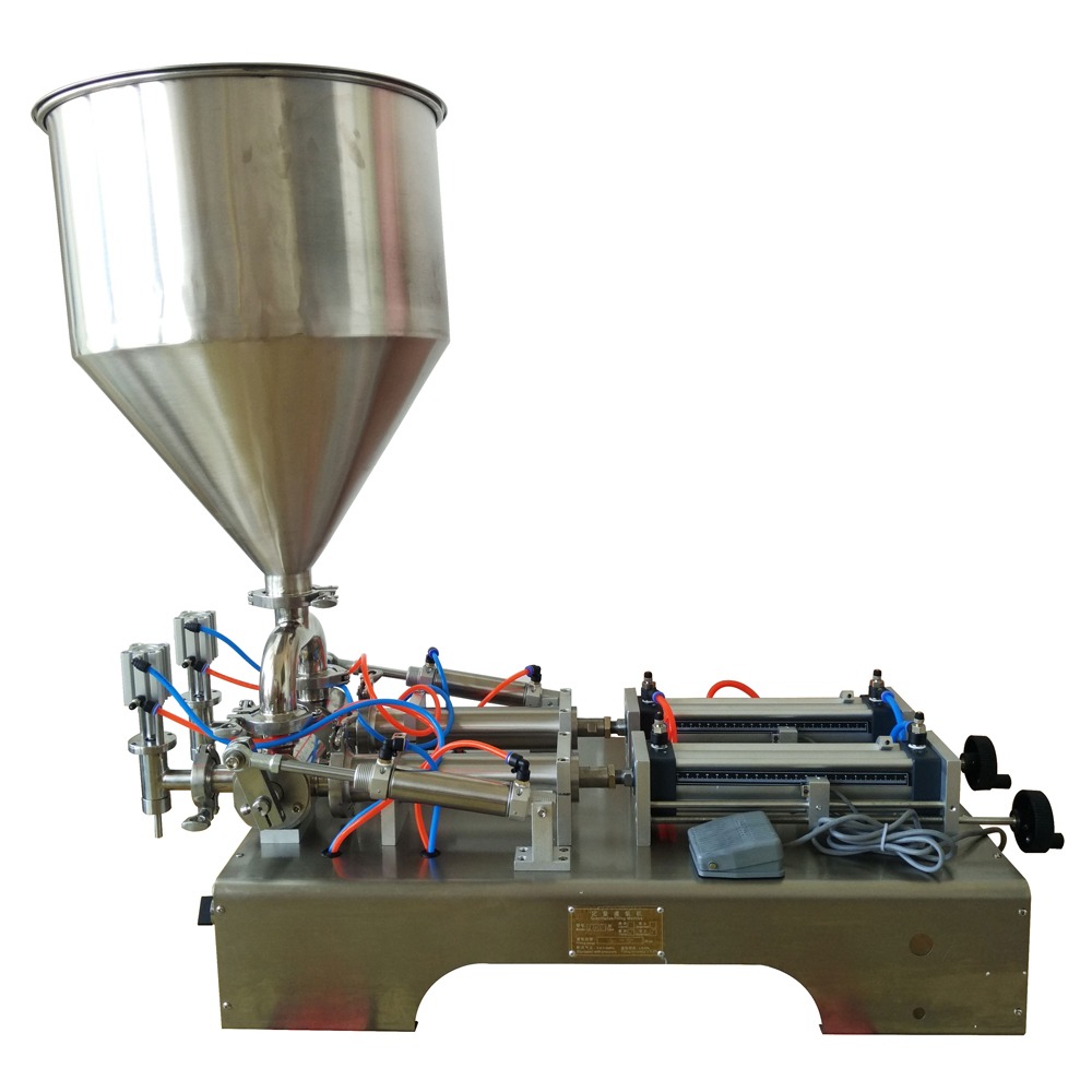 100-1000ml Paste Filling Machine - Air Consumption: 6 8 Bar
