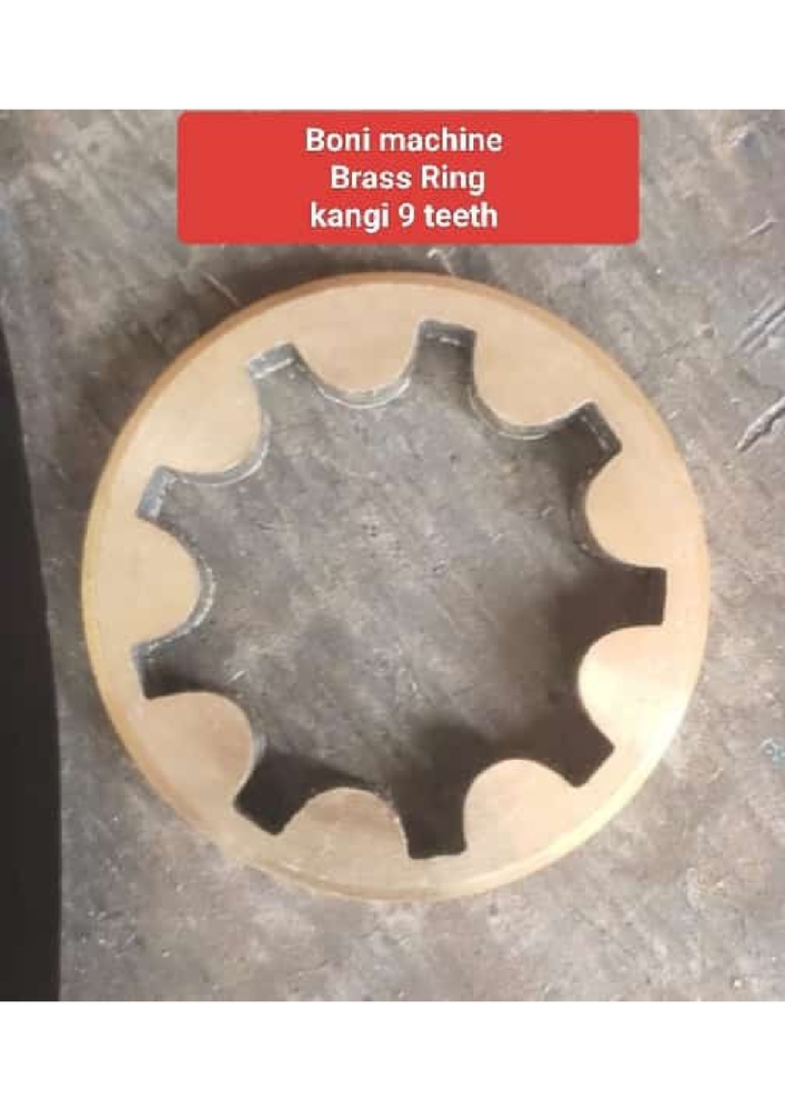 Boni Machine Brass Ring-Kangi 9 Teeth