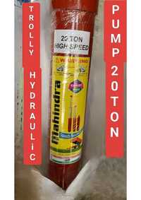 Trolly Mahindra Hydraulic Jack 20 Ton High - Color: Red