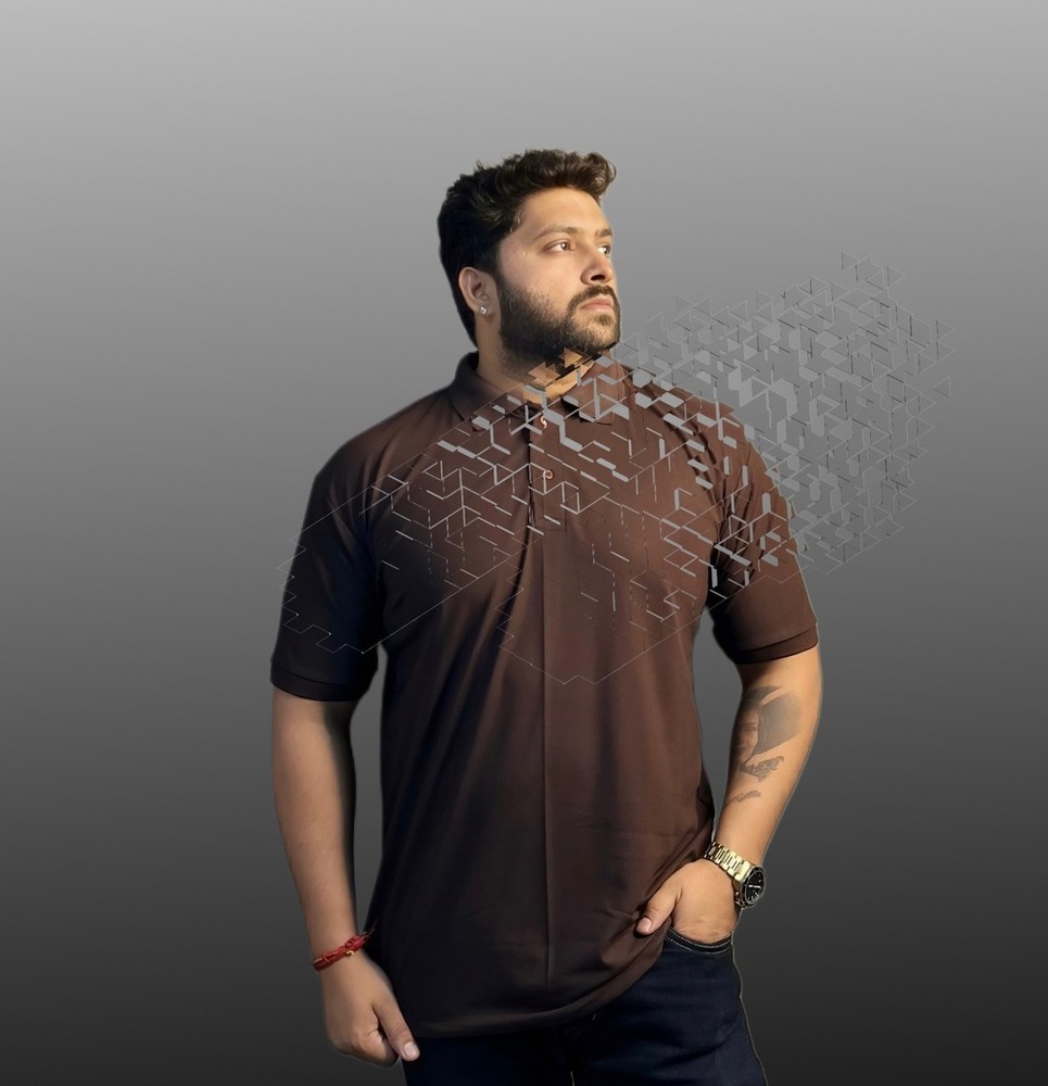 Mens Sap Comb Matty Polo T-shirt - Color: As Per Requirement