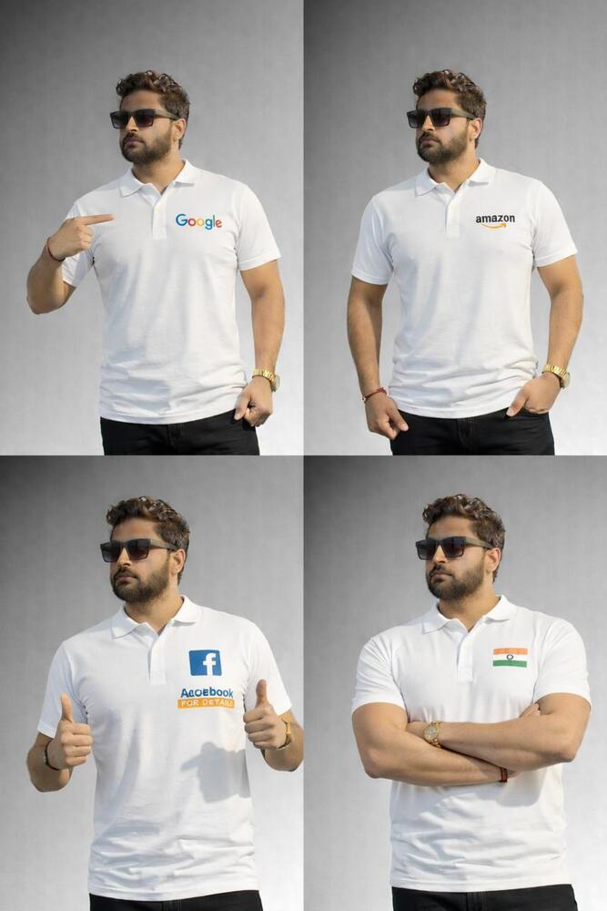 Mens Promotional  Polo Neck T-Shirt