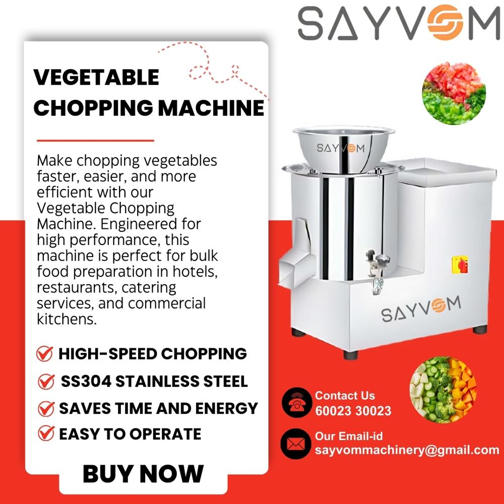 Vegetable Chopping Machine