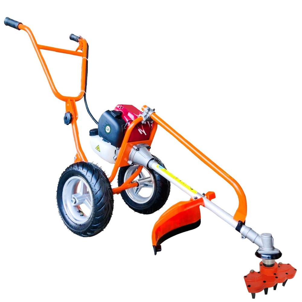 Trolley Brush Cutter With Vertiller Attachment - Dimension (l*w*h): 68*48*38  Centimeter (cm)