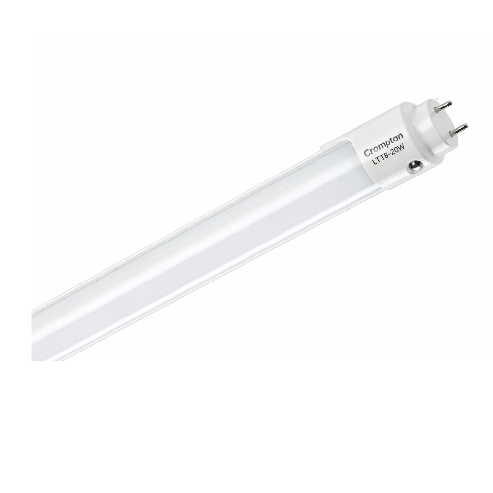 Crompton 20w Cool White Led Tube Light, Ltt8-20-865-2 - Body Material: Aluminum