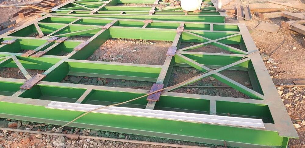 Industrial Conveyor Structure - Color: Grey