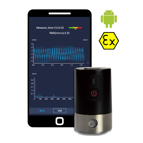 wireless vibration analyzer Synergys VSHOOTER-3-WL-IR Wireless Triaxial Vibration Analyzer - Thermal  Camera (VSHOOTER-3-WL-IR)