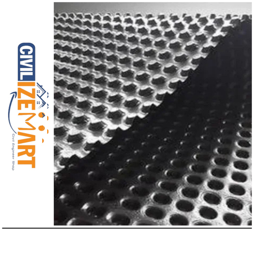 BLACK DIMPLE PROTECTION AND DRAINAGE BOARD,FOR INDUSTRIAL.