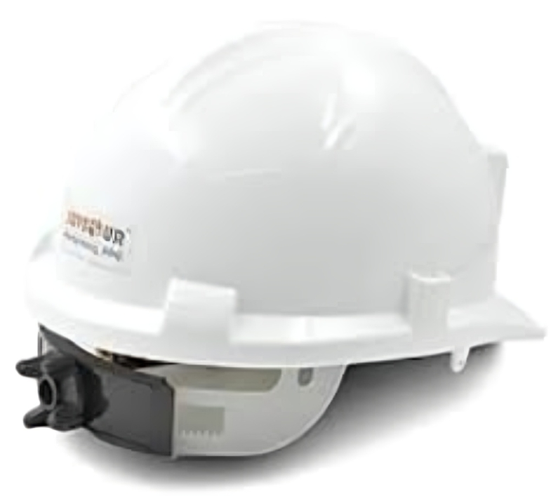 Saviour Tough Hat - Hdpe Polymer, 6-point Adjustable Head Harness | High-impact, Heat & Chemical Resistant, Open Face Design, Washable Sweatband, Nylon Chin Strap