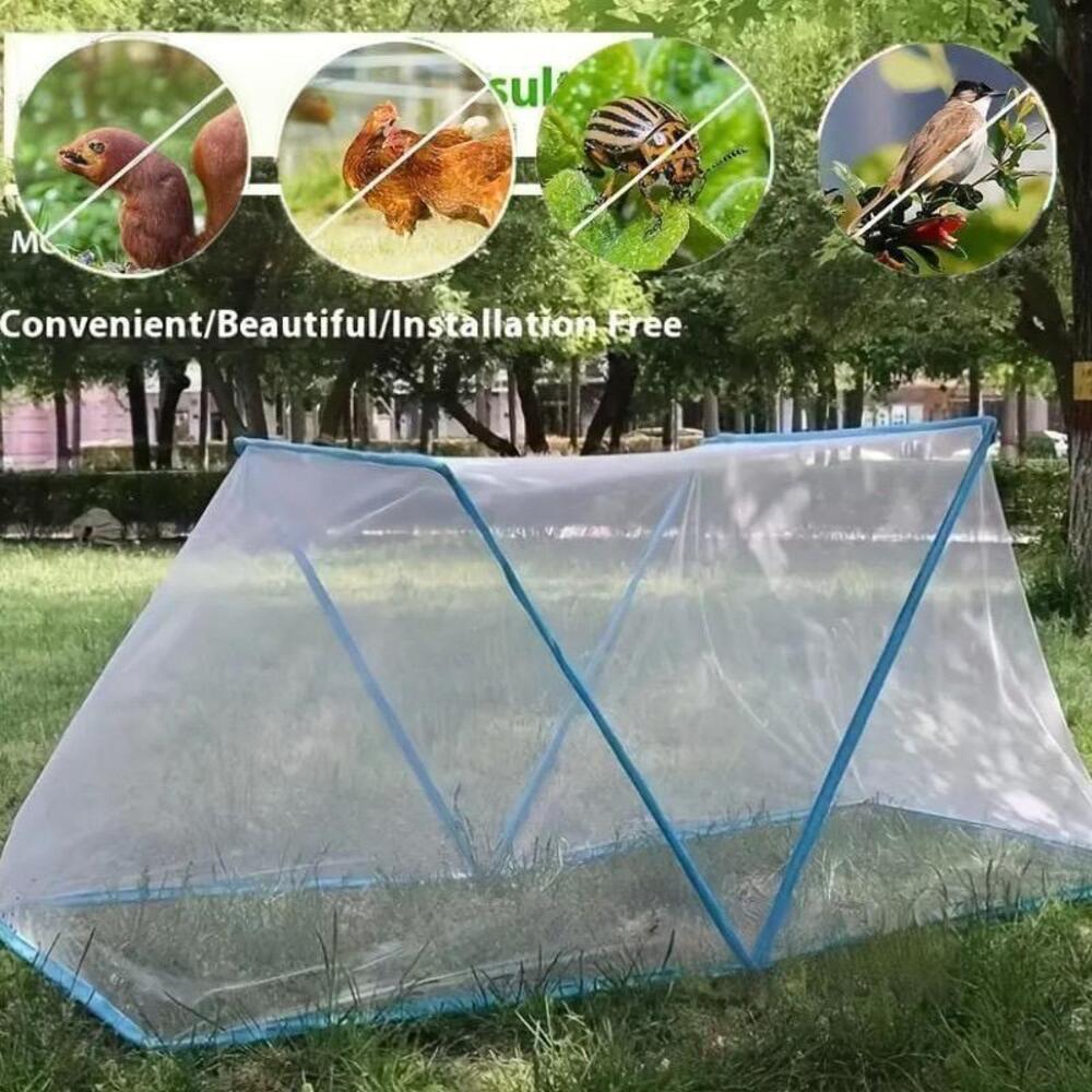 Single Bed Mosquito Net - Color: Blue
