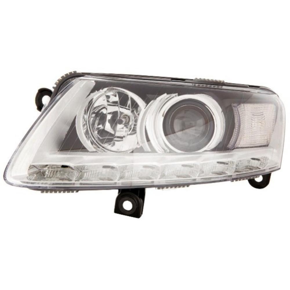 Headlight Assembly For Audi A6 (2009-10) (HID+LED)