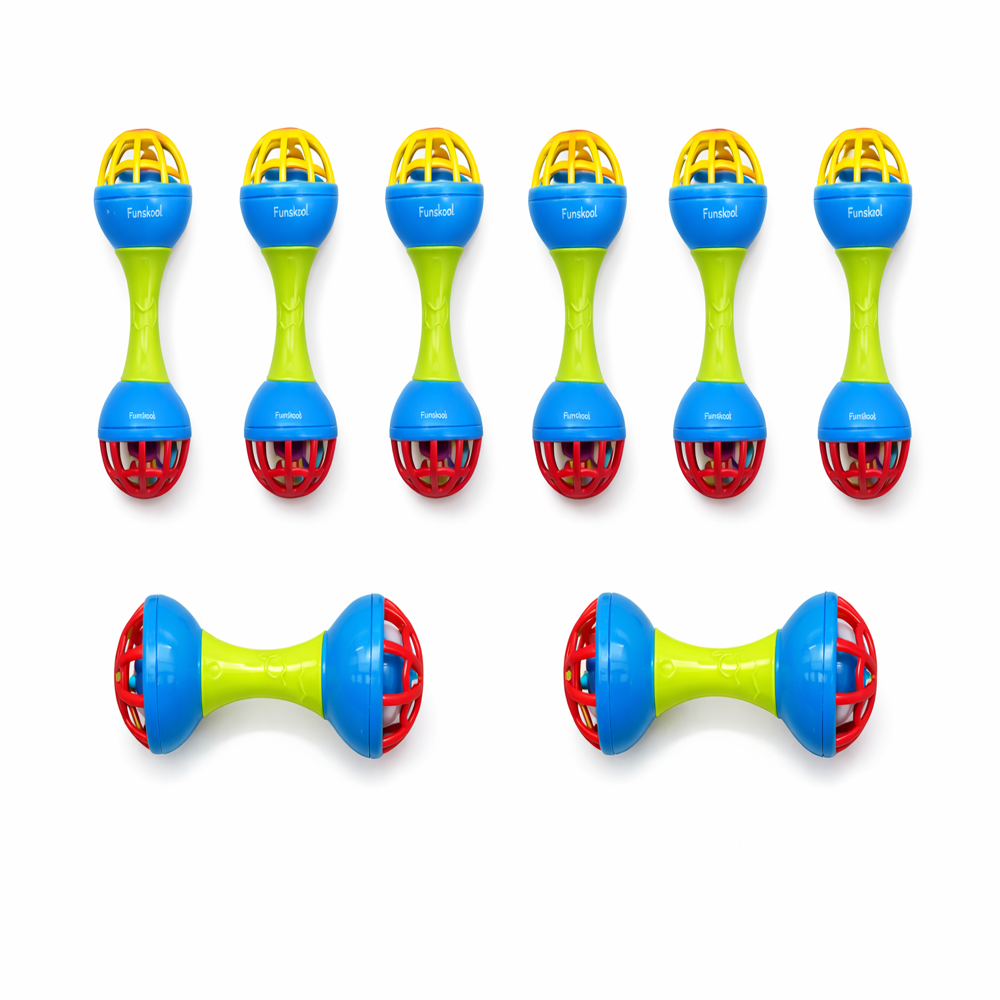 Baby Rattle Dumbbell Toy