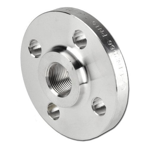 Threaded Flange - Color: Silver