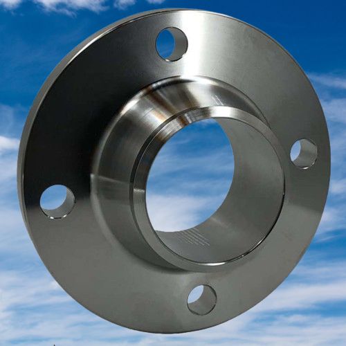 Weld Neck Flange - Color: Silver