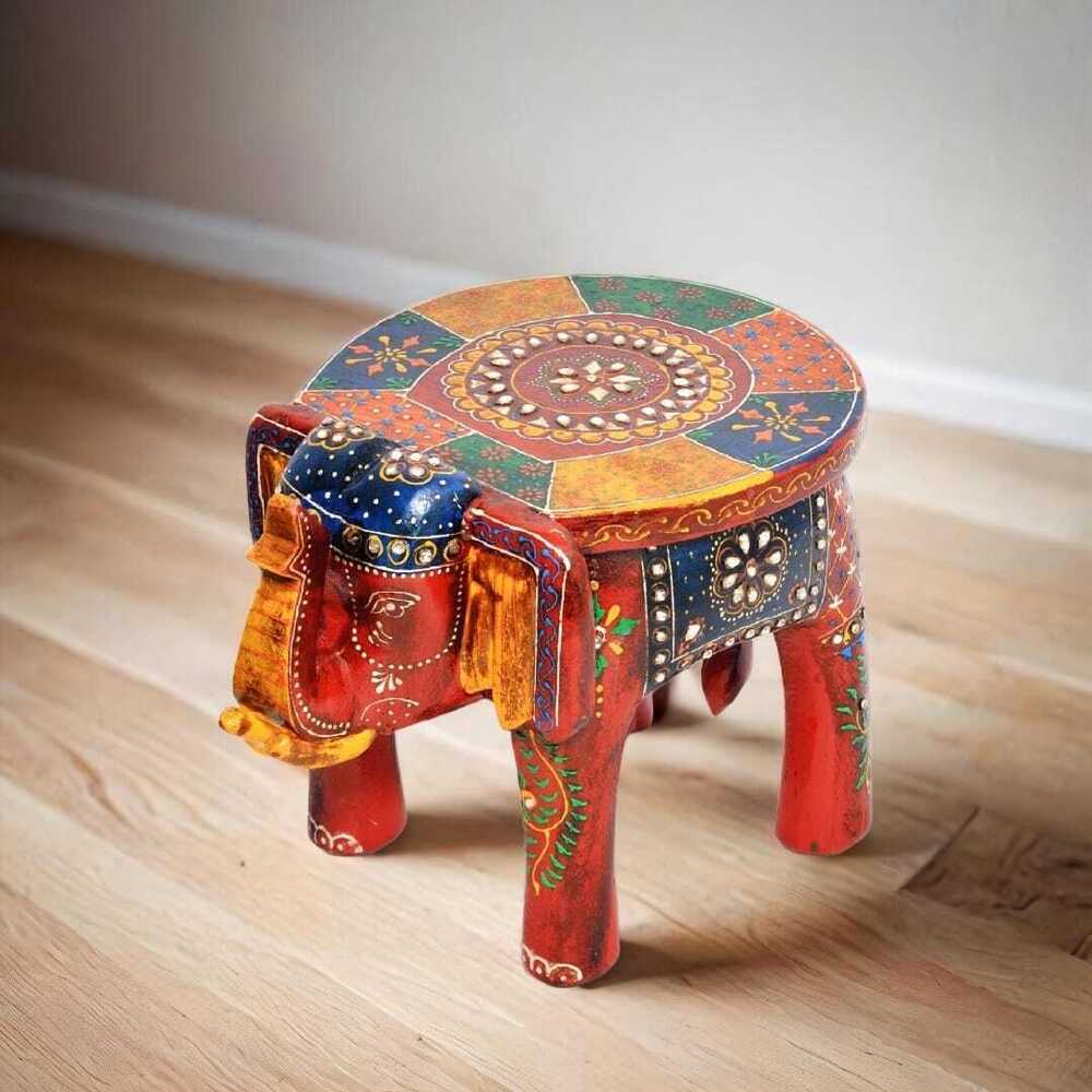 Wooden Elephant stools