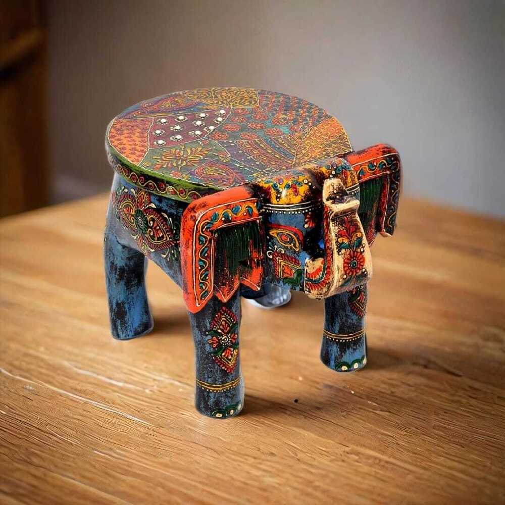 Wooden Elephant stools