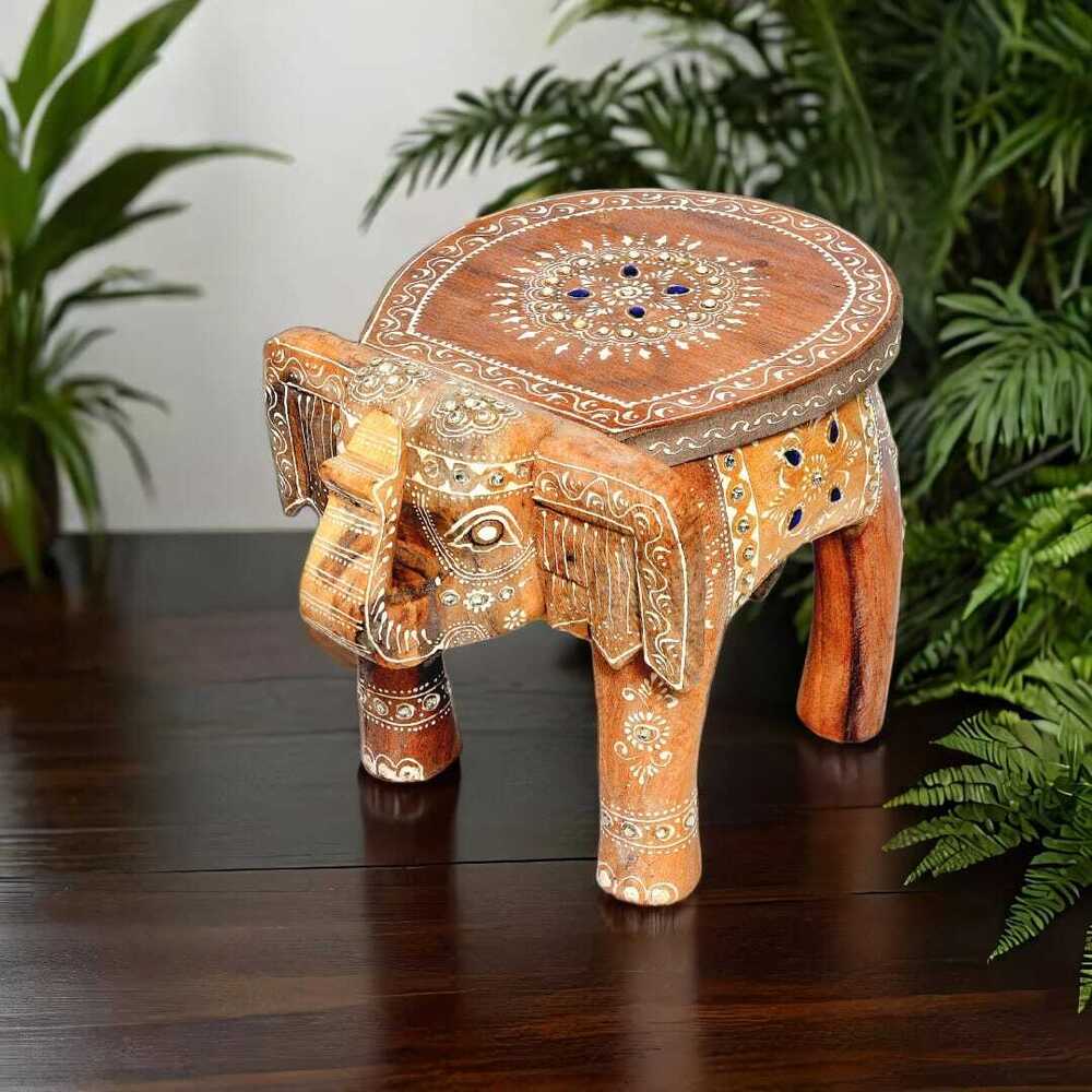 Wooden Elephant stools
