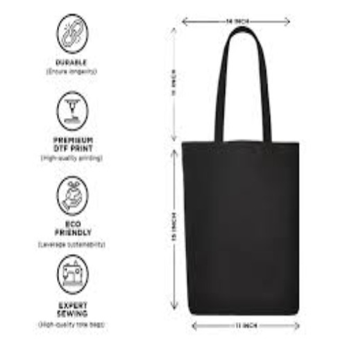 Plain Cotton Canvas Tote Bag